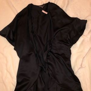 NEW Victoria’s Secret Black silk kimono